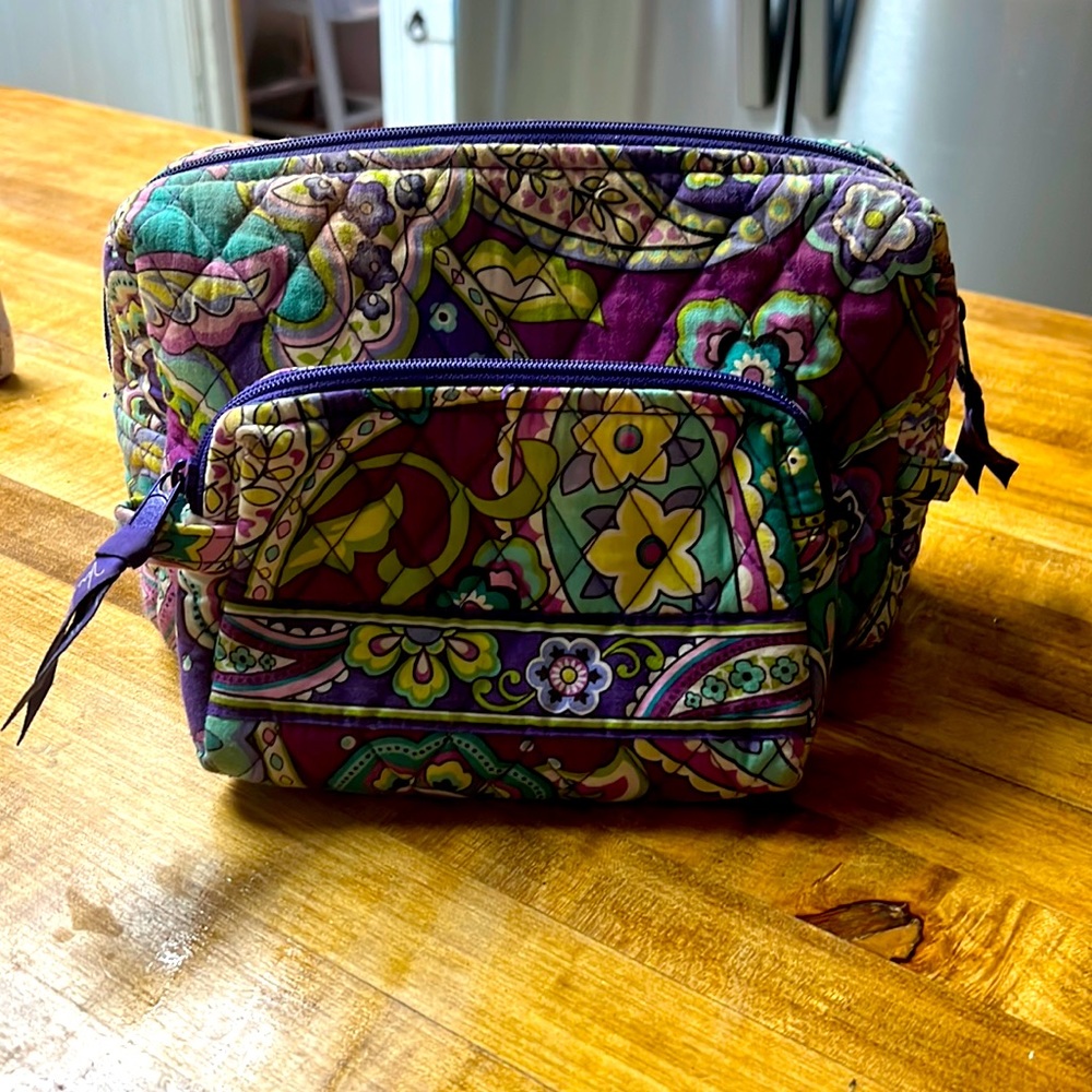 Vera Bradley makeup bags